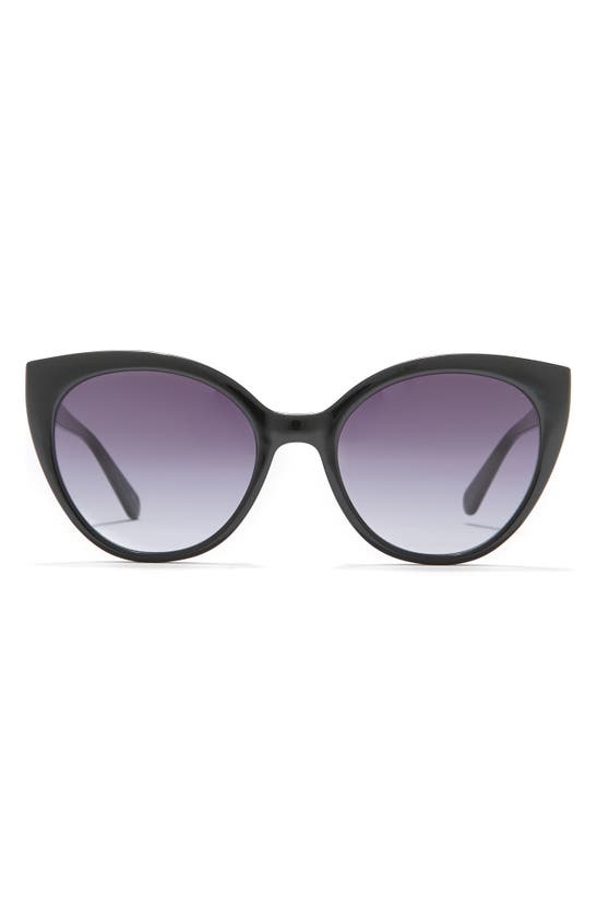 Kate Spade 54mm Amyaos Cat Eye Sunglasses In Black / Grey Shaded