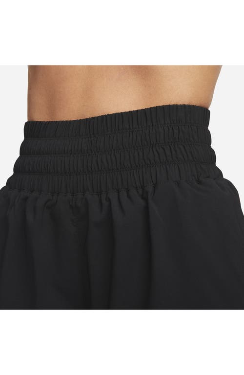 Shop Nike Dri-fit Ultrahigh Waist 3-inch Brief Lined Shorts In Black