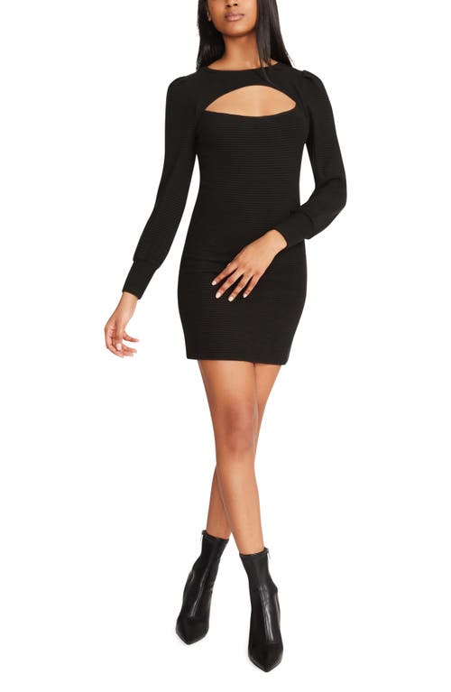 BB Dakota by Steve Madden At the Peek Long Sleeve Mini Sweater Dress in  Syrah | Smart Closet