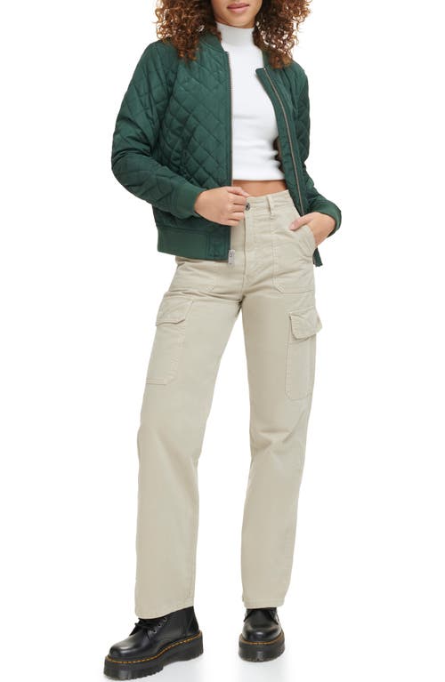 Levi's® Quilted Bomber Jacket In Darkest Spruce