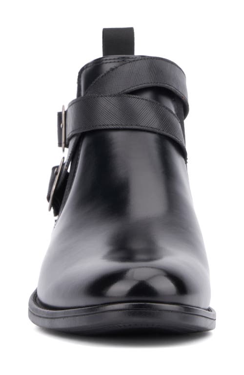 Shop New York And Company Maximo Buckle Strap Chelsea Boot In Black