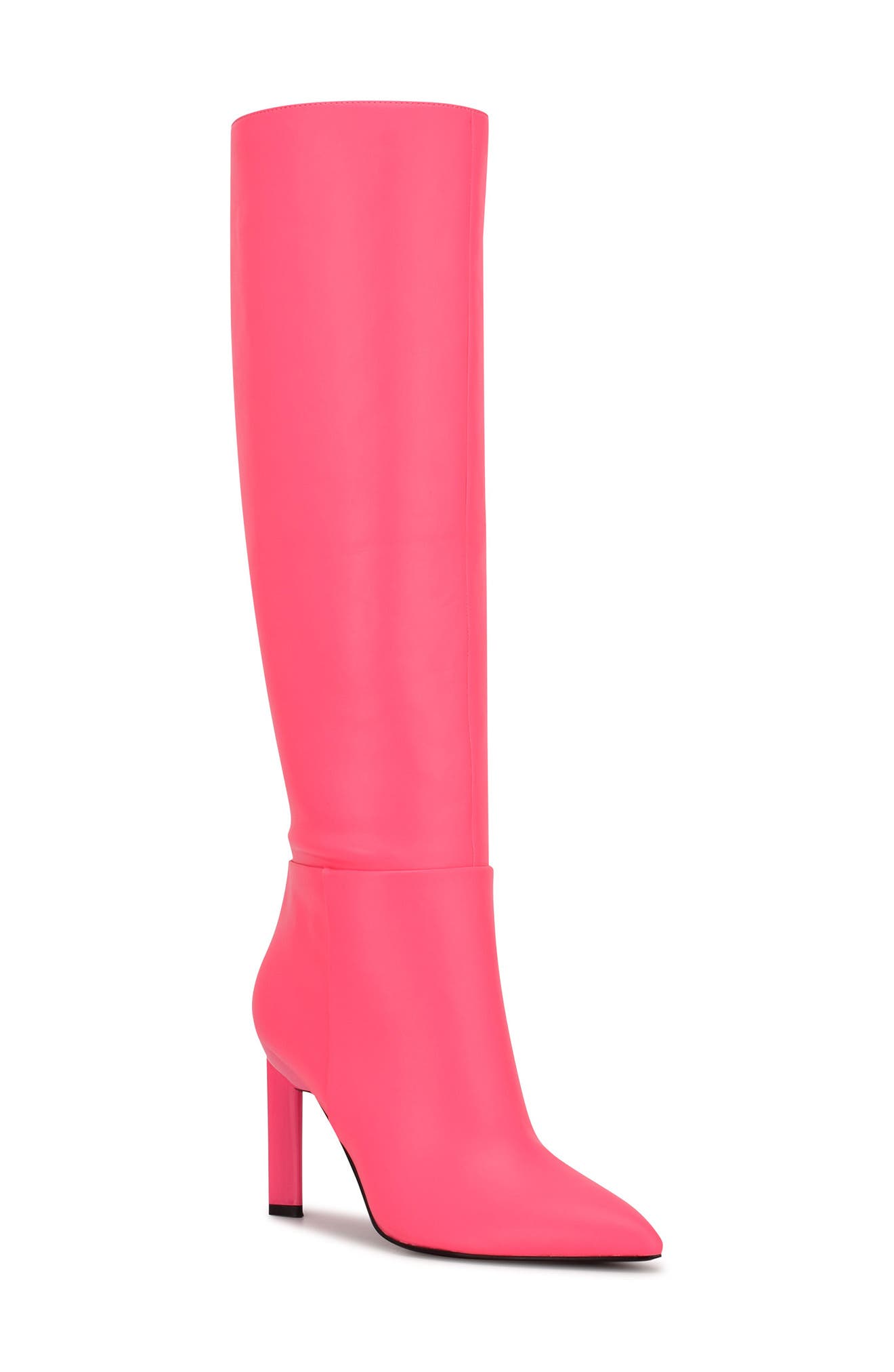 pink long boots