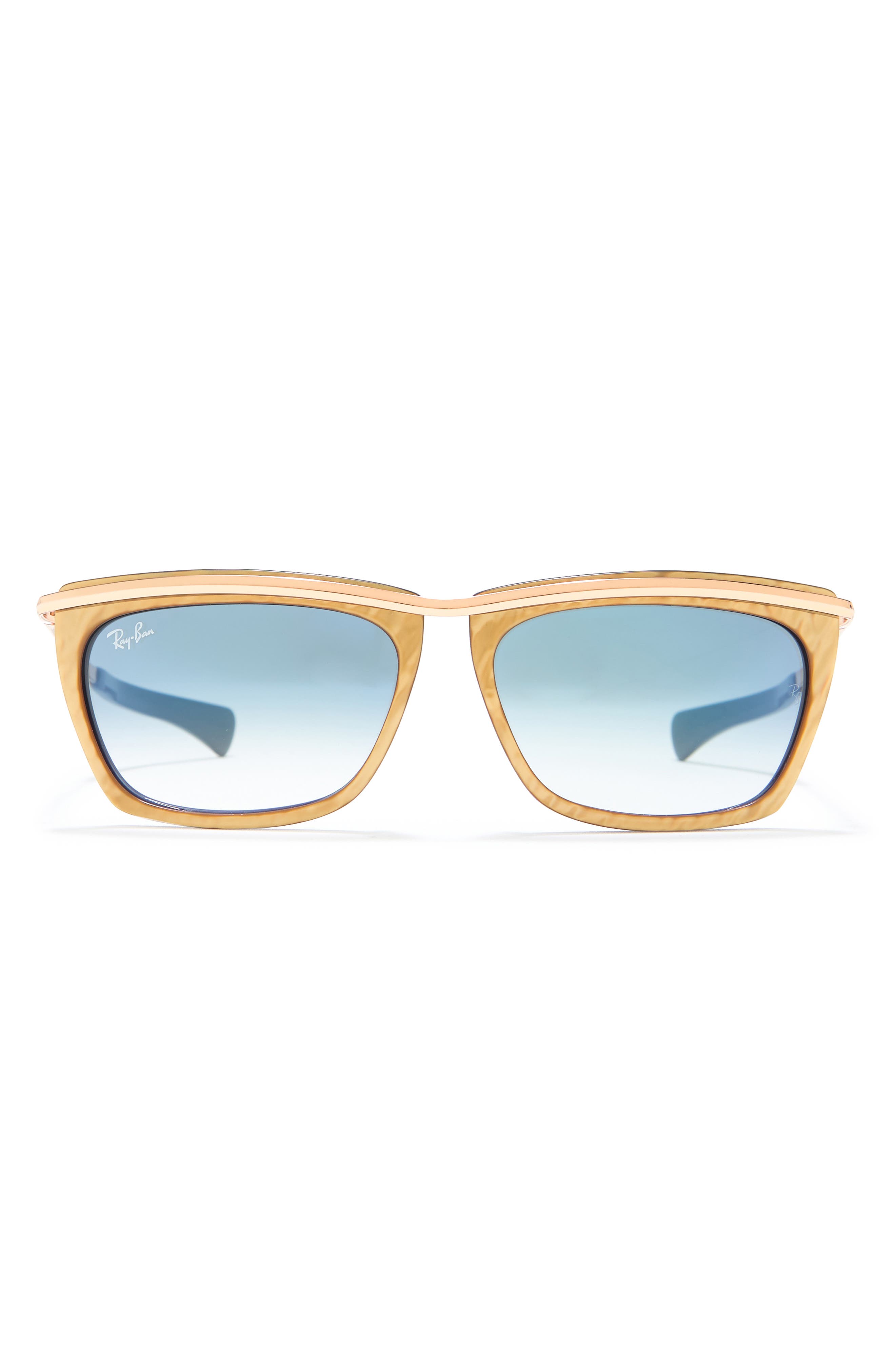Ray-Ban 56mm Gradient Square Sunglasses 