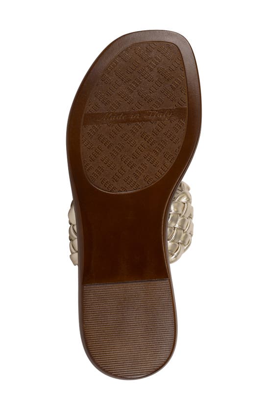 Shop Italian Shoemakers Hasley Flip Flop In Platinum