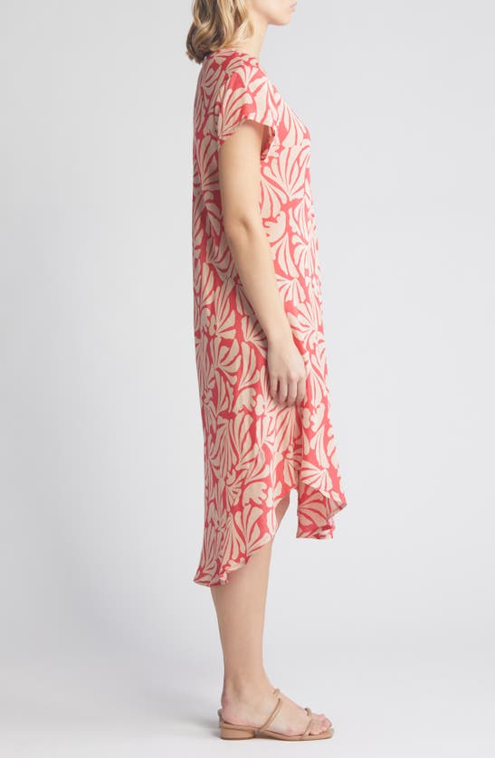 Shop Masai Copenhagen Nebili Print Shift Dress In Hibiscus