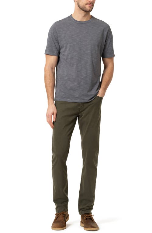 Shop 34 Heritage Courage Straight Leg Twill Pants In Dark Olive Twill