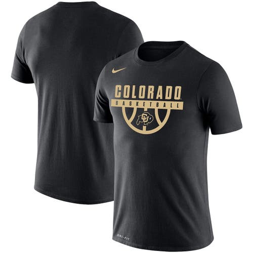 Men's Nike Black Colorado Buffaloes Basketball Drop Legend Performance T-Shirt