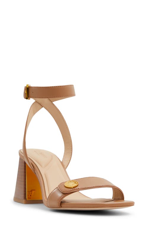 Milly Icon Ankle Strap Sandal in Brown