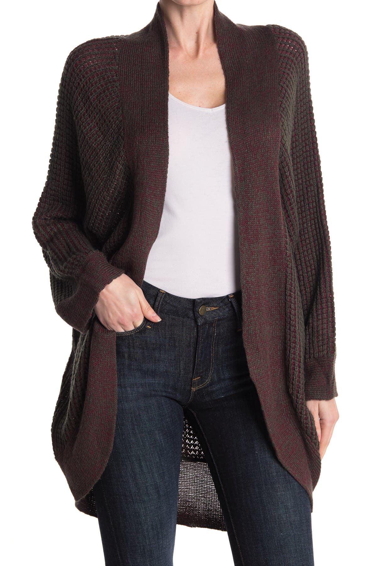 textured cardigan