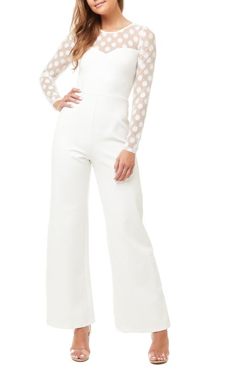 Women's White Jumpsuits & Rompers