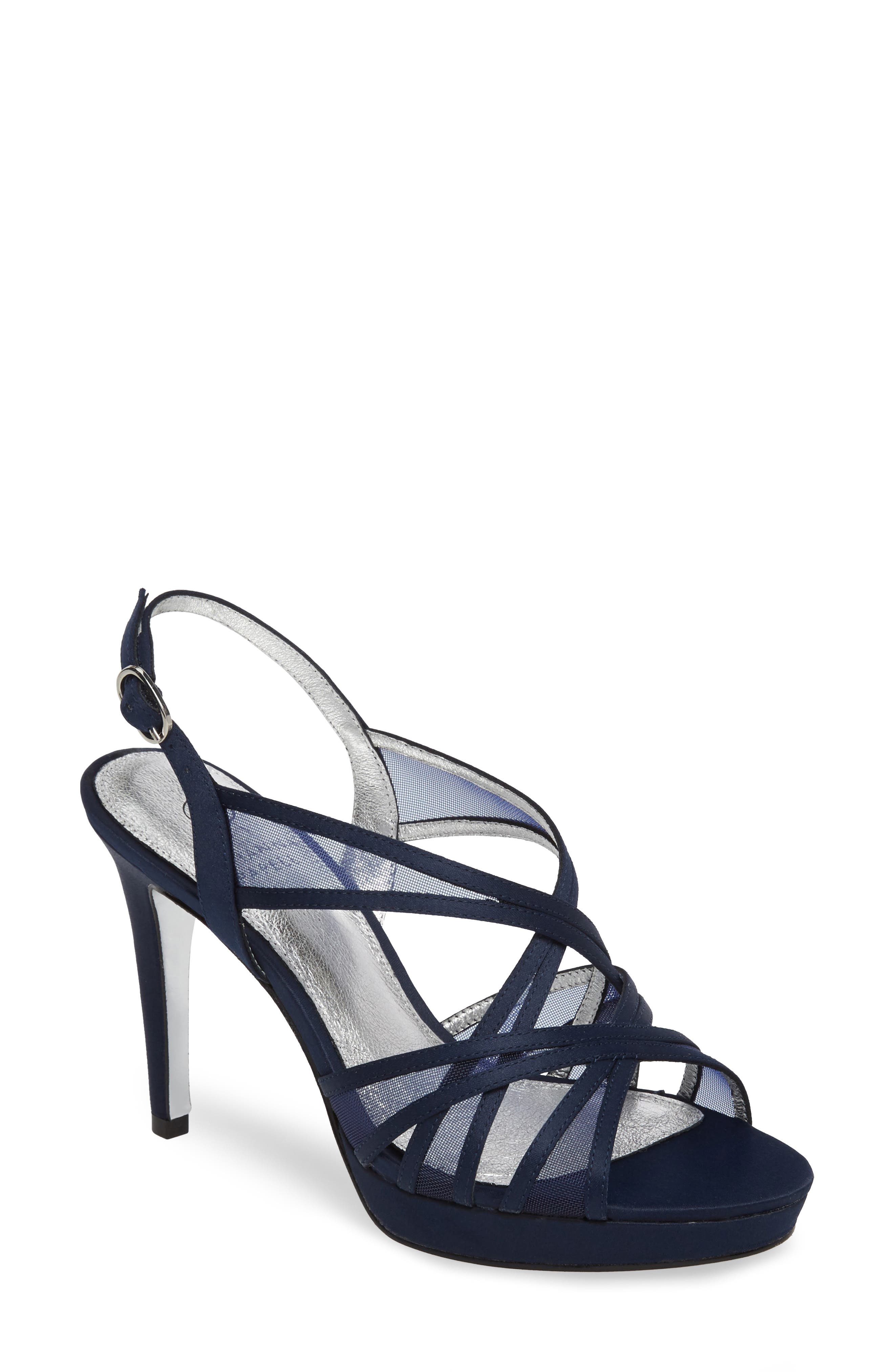 Adrianna Papell Adri Platform Sandal, Blue