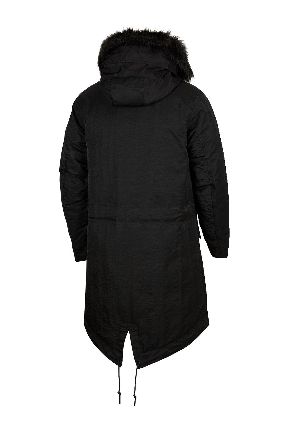 nike fur hooded jacket