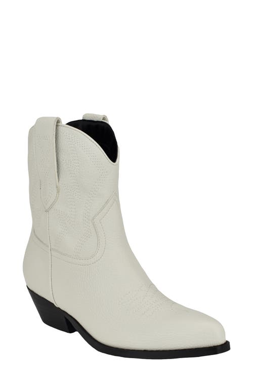 Ginette Western Boot in White