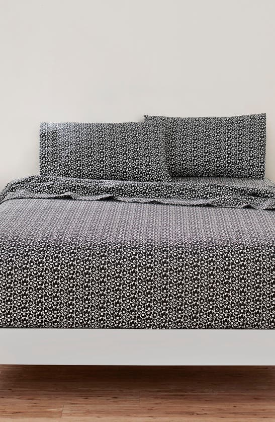 Marimekko Pikkuinen Unikko 2-pack Shams In Black
