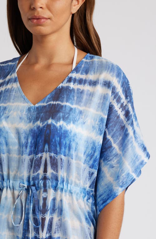 Shop Beachlunchlounge Cordelia Beach Cover-up Dress In Aegean