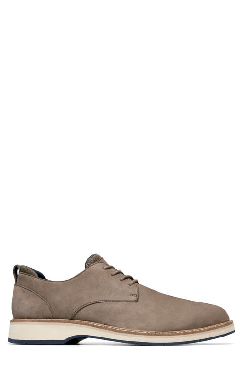 Shop Cole Haan Osborn Plain Toe Derby In Morel Nubuck/ch Oat