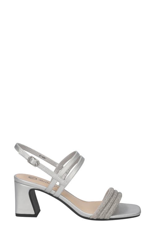 Shop Bella Vita Majesty Slingback Sandal In Silver