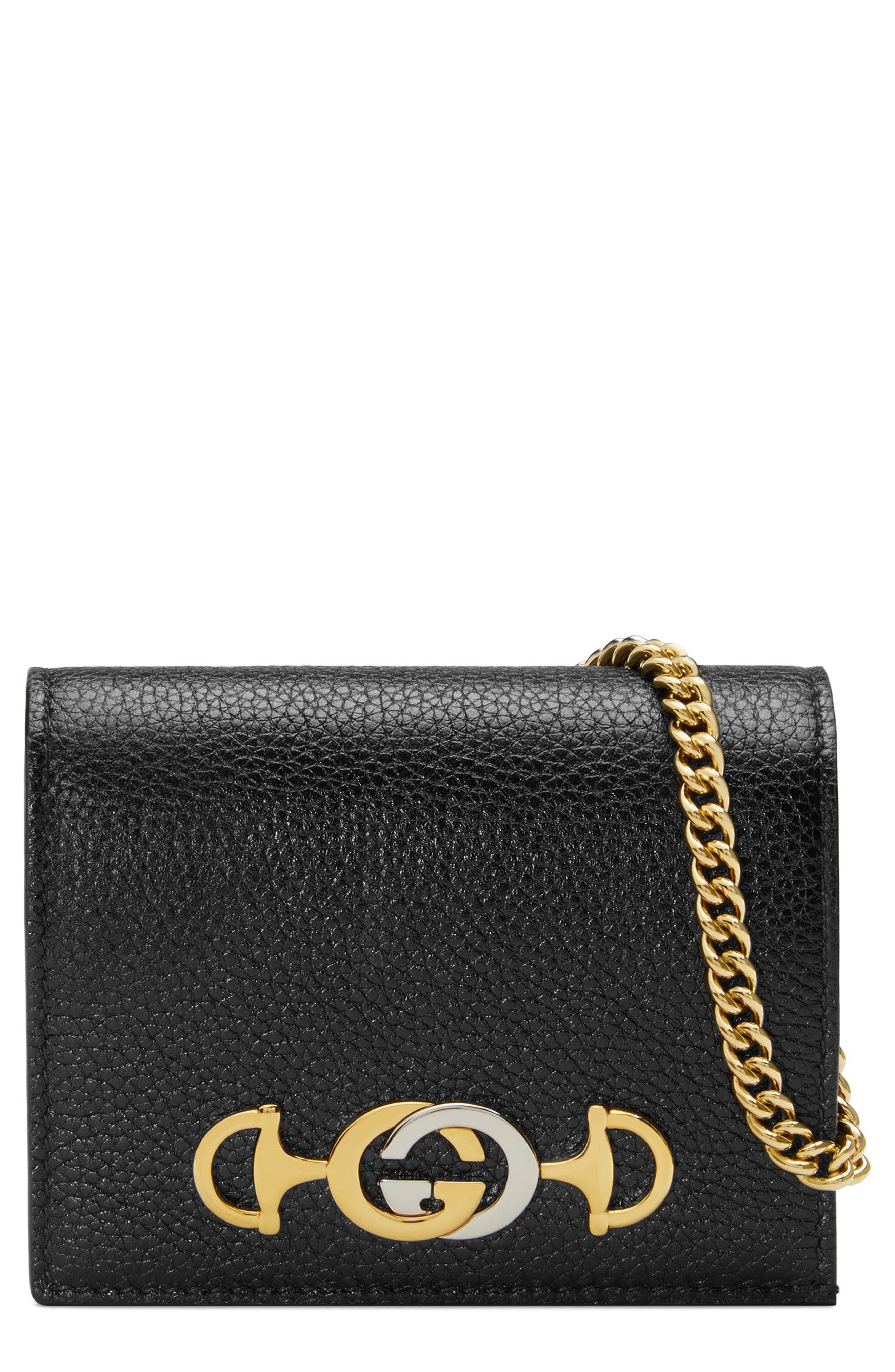 Gucci 655 Leather Wallet on a Chain 