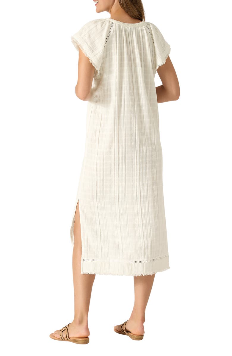 Tommy Bahama Mykonos Cotton Gauze Cover-Up Midi Dress, Alternate, color, 