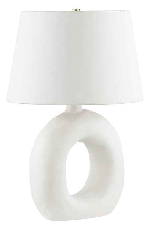 Renwil Kalahari Ceramic Table Lamp in Matte Off-White at Nordstrom