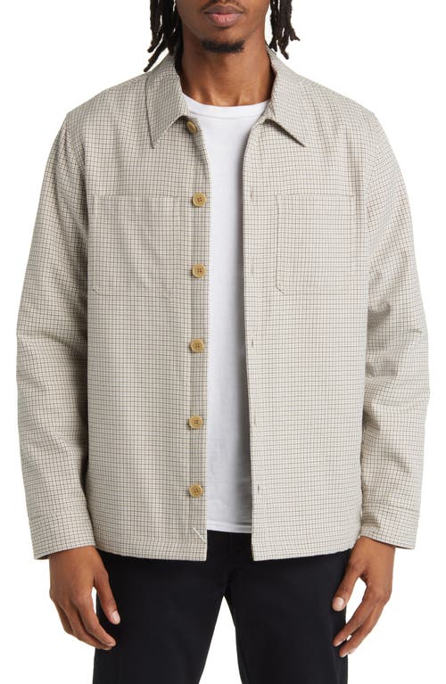 Rhodes Padded Check Overshirt in Bungee