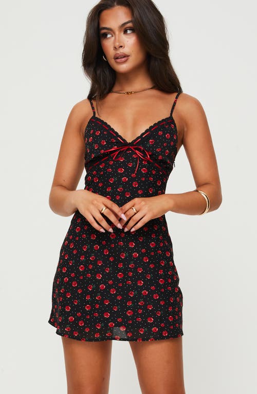 PRINCESS POLLY PRINCESS POLLY KARENA FLORAL MINIDRESS
