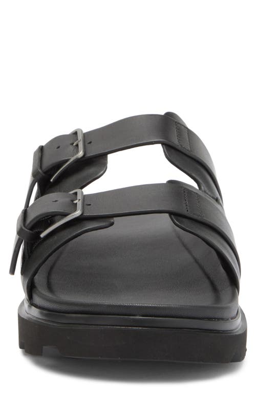 Ugg ® Capitola Buckle Slide Sandal In Black