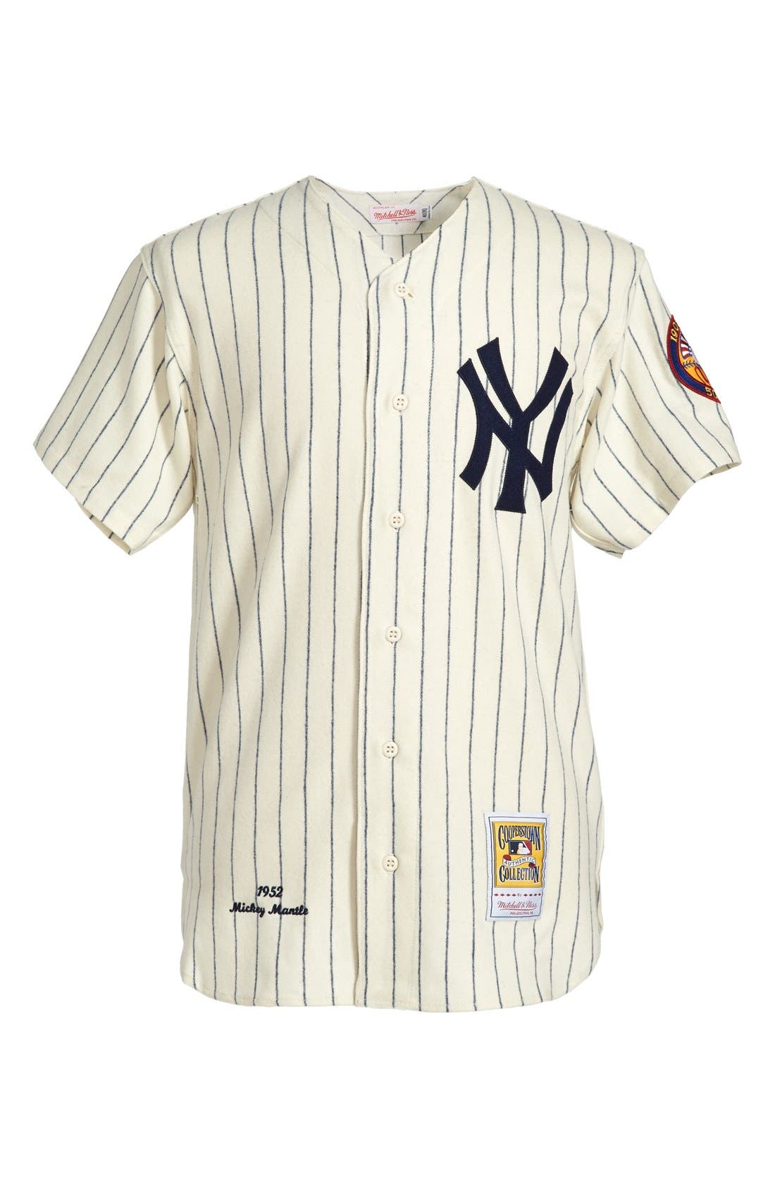 mickey mantle authentic jersey