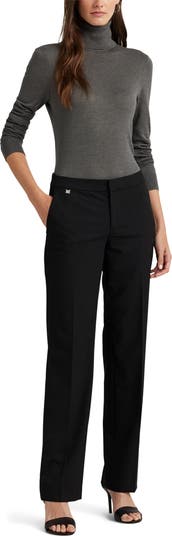 Lauren Ralph Lauren Straight Leg Pants | Nordstrom