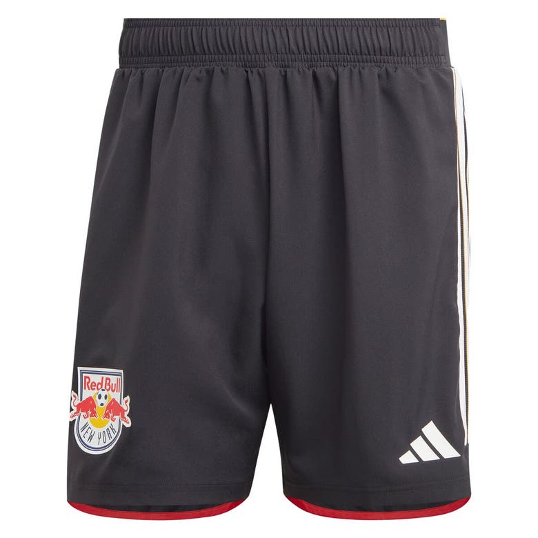 Shop Adidas Originals Adidas Black New York Red Bulls 2024 Away Authentic Shorts