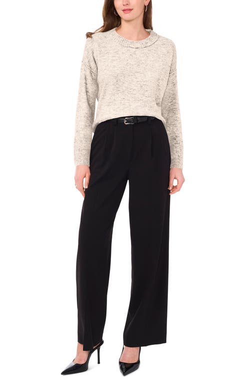 Shop Vince Camuto Crewneck Sweater In Malted