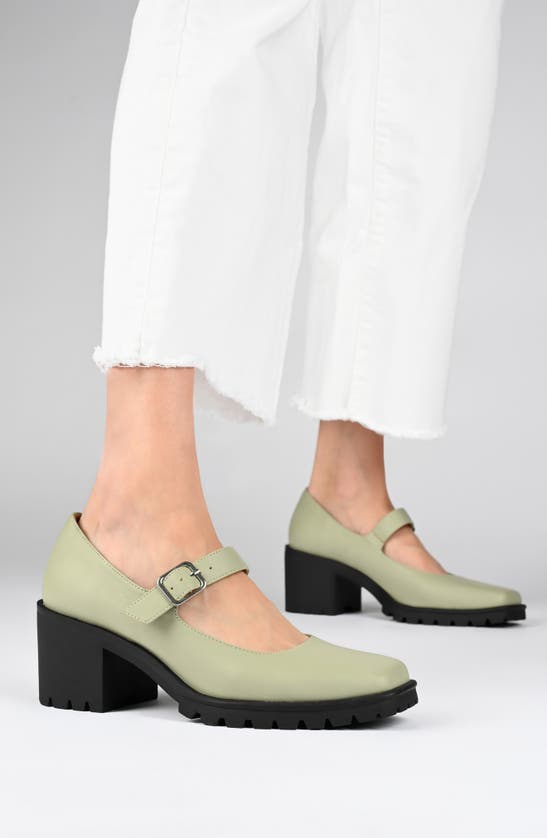 Shop Journee Collection Mary Jane Pump In Green