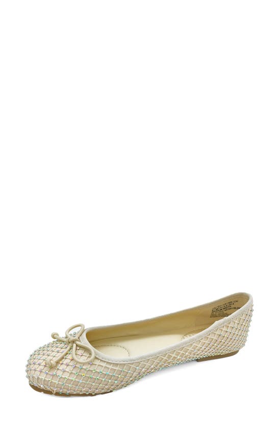 Reaction Kenneth Cole Elstree Mesh Ballet Flat In Porcelain