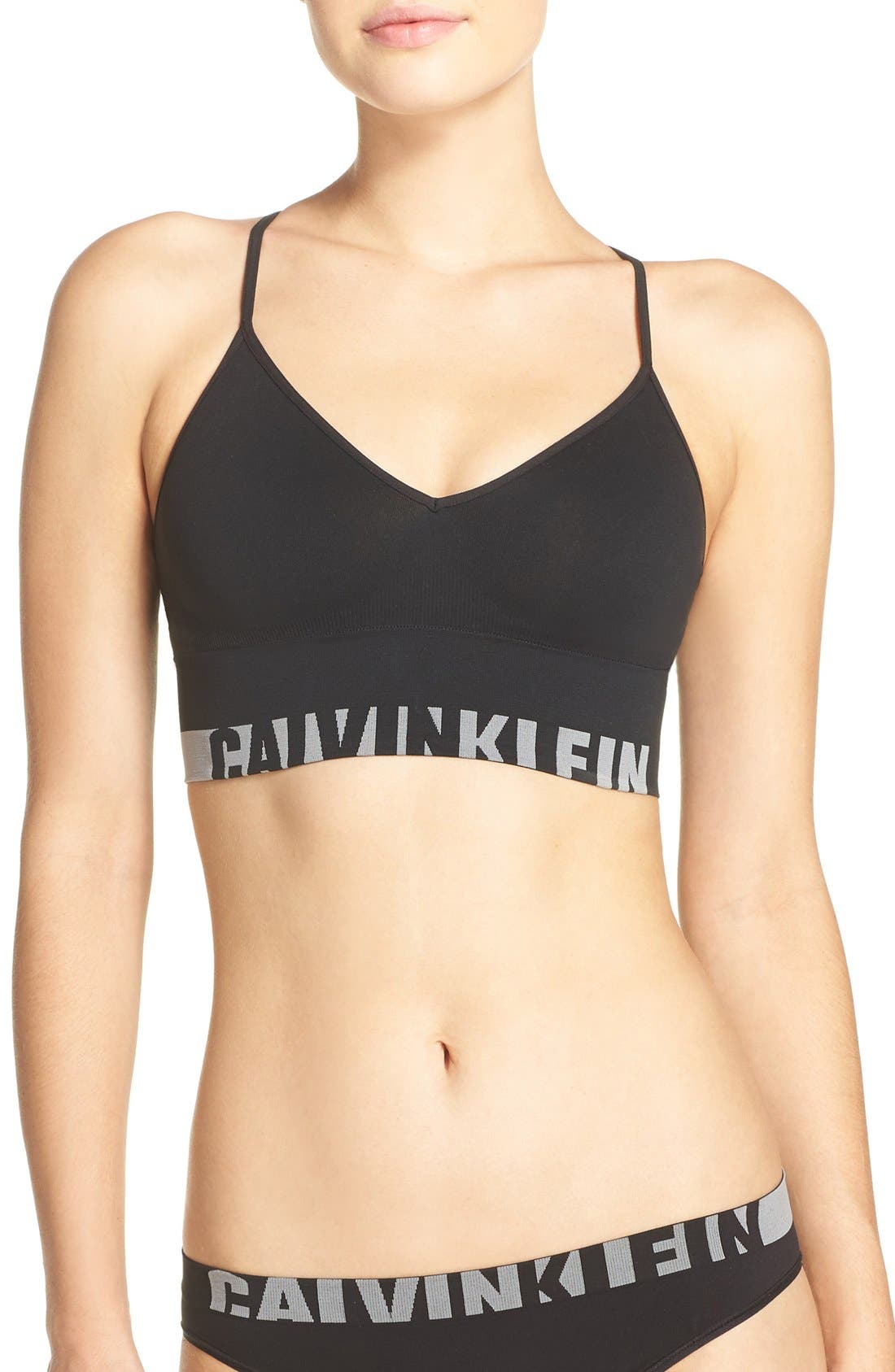 calvin klein seamless logo bralette