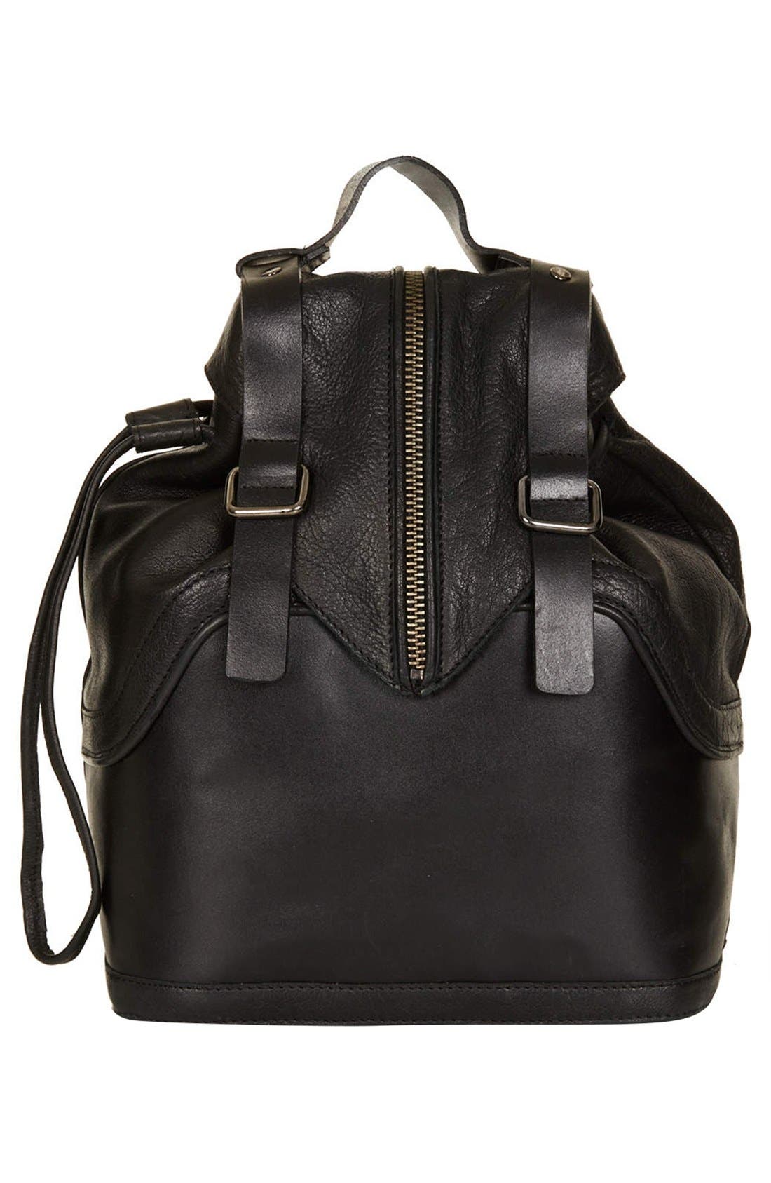 Buckled Leather Backpack Nordstrom