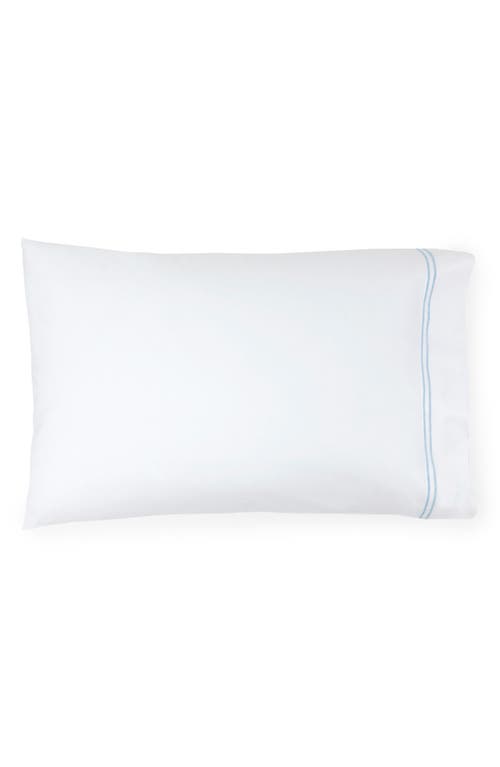 Shop Sferra Grande Hotel Pillowcase In White/blue