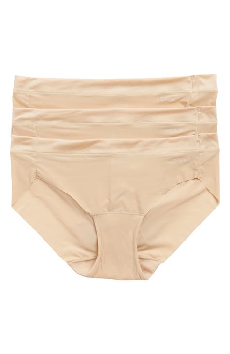 Yuan's Crib - U.S. Shopper - DKNY Ladies' Seamless Rib Bikini Underwear, 4- pack P1700 + sf P500 dp Sizes: S - XL Features: Black pack contains (1)  Black, (1) Gray, (1) Nude (