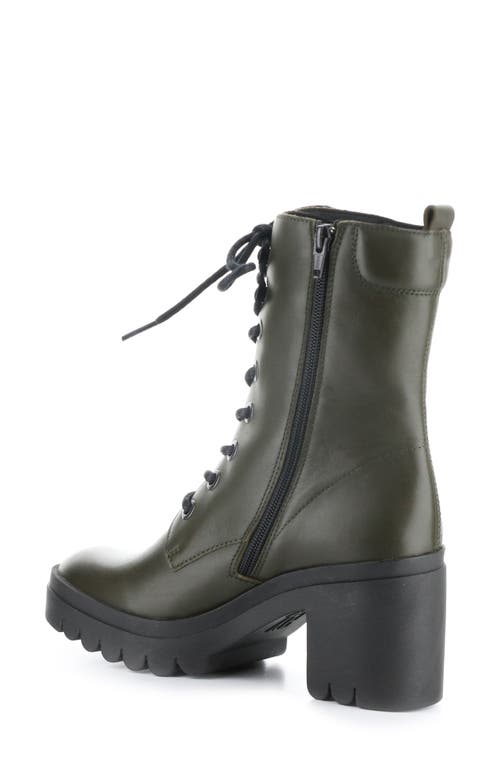 Shop Fly London Tiel Combat Boot In 012 Military Dublin