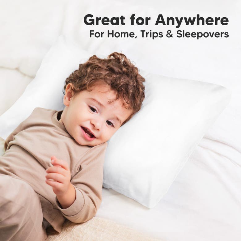 Shop Keababies Jumbo Toddler Pillowcase 14x20" In Soft White