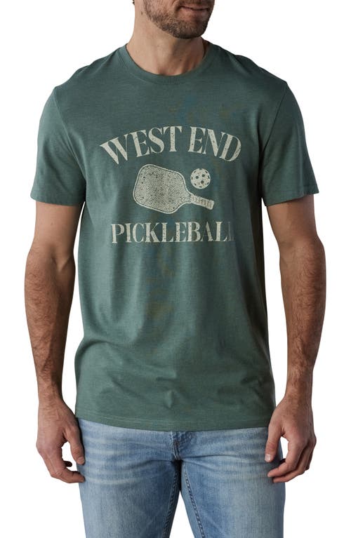West End Pickleball Graphic T-Shirt in Pine