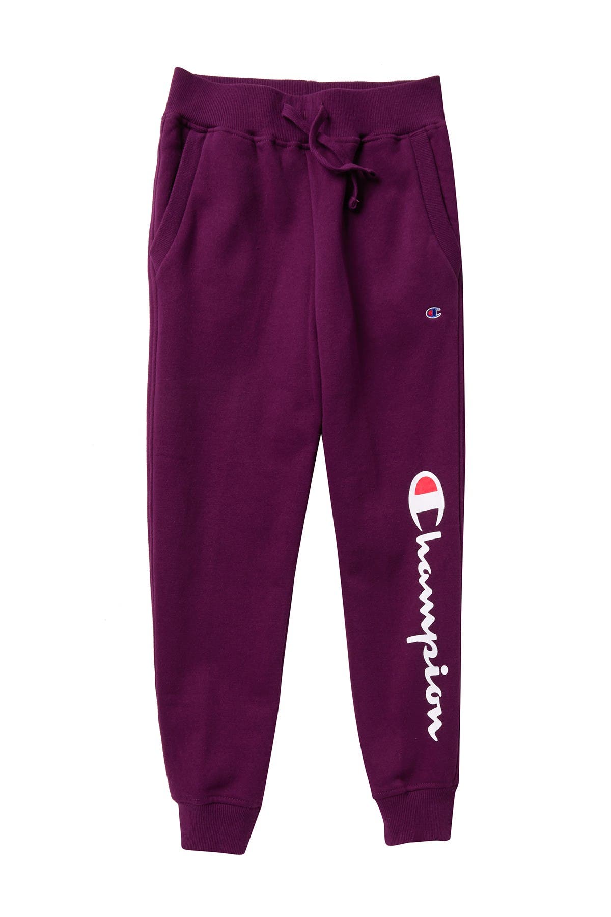 purple champion joggers