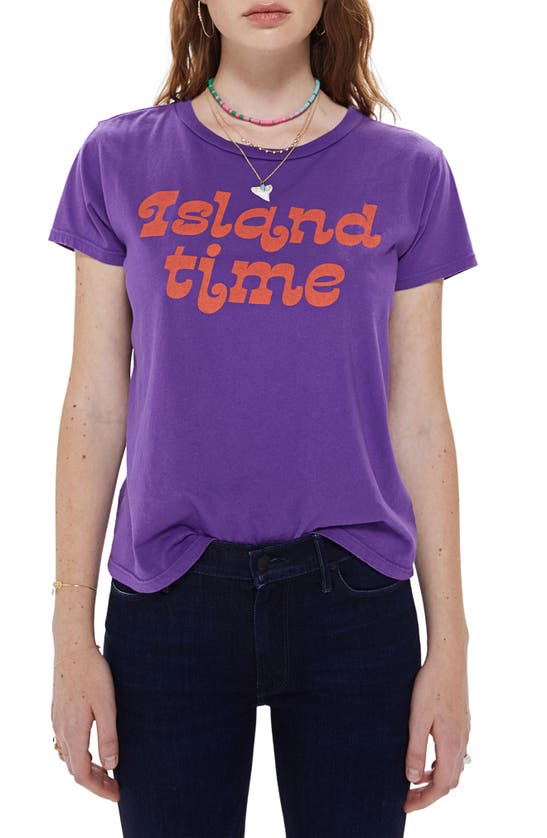 Mother The Boxy Goodie Goodie Island Time Tee Shirt In Island Time