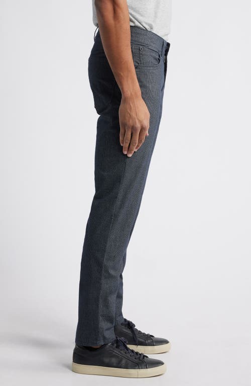 Brax Chuckwdx Microcheck Modern Fit Stretch Pants In 23-midnight