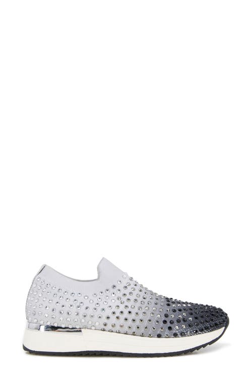 Reaction Kenneth Cole Cameron Jewel Jogger Sneaker In Black Ombre Knit