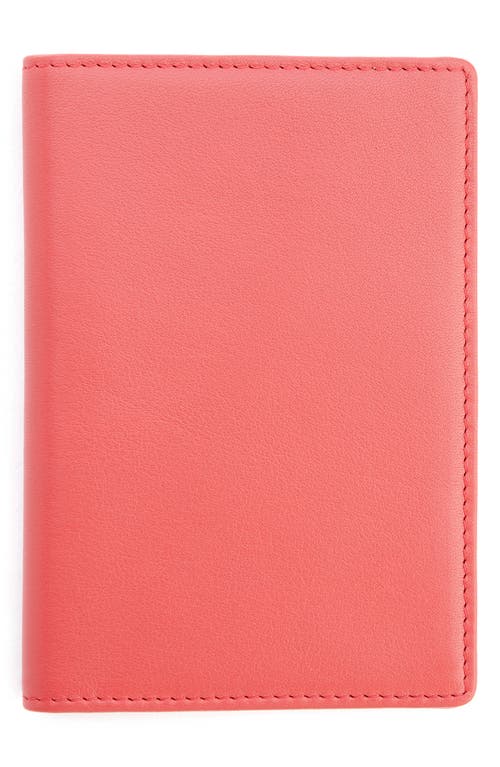 ROYCE New York Personalized Leather Vaccine Card Holder in Red - Deboss at Nordstrom