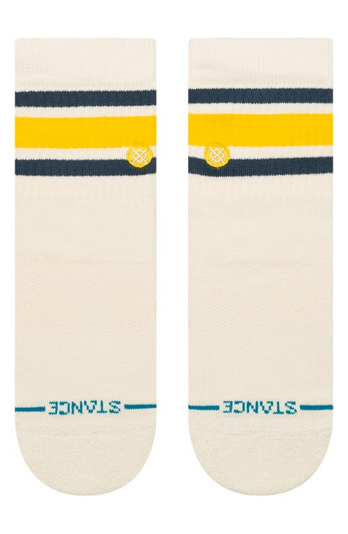 Shop Stance Boyd Quarter Socks In Cream