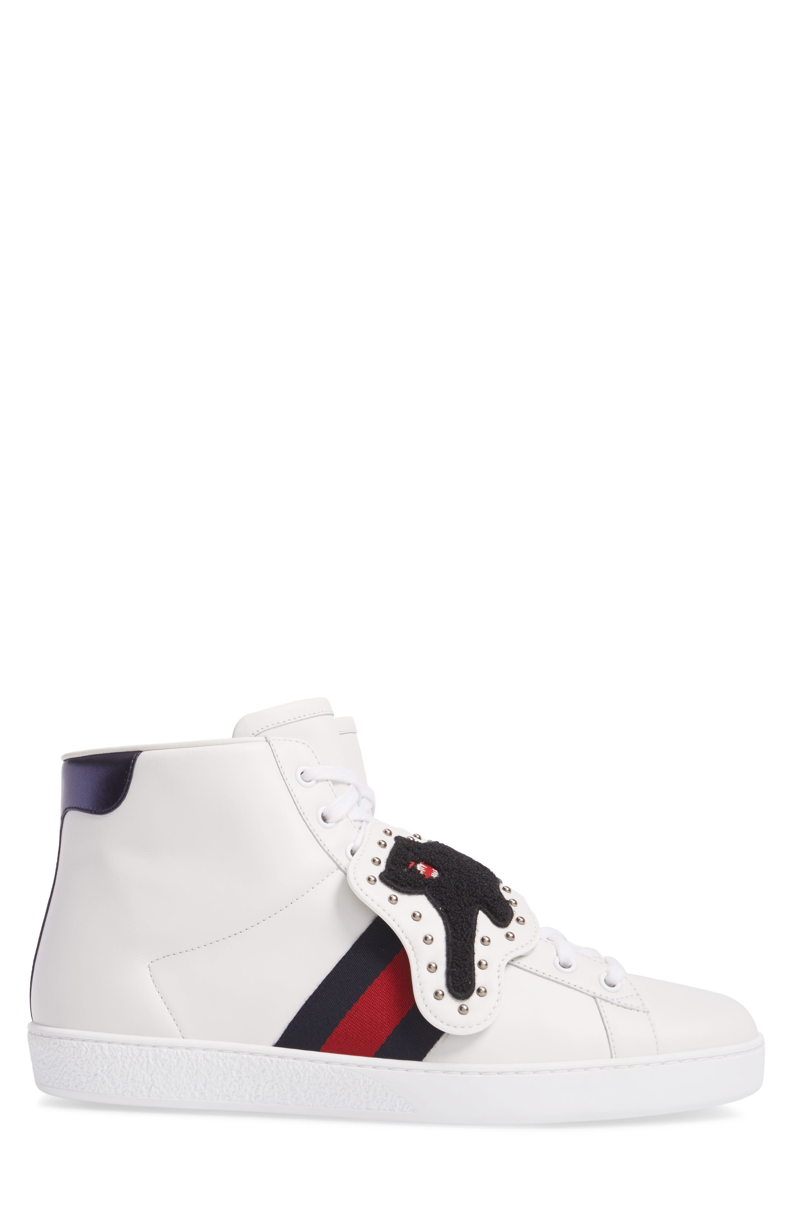 gucci ace patch sneakers