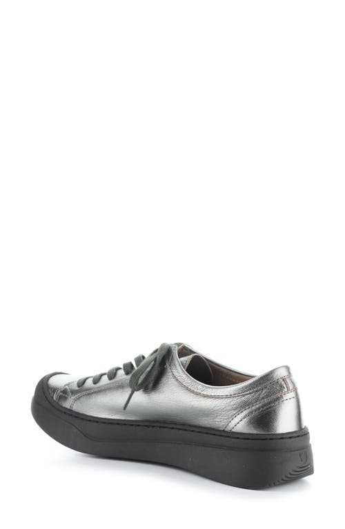 Softinos By Fly London Platform Sneaker In Graphite Laminate