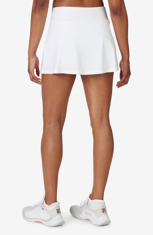 Shop Fila Tennis Essentials Flirty Stretch Miniskirt In White