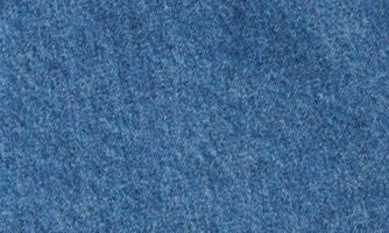 Shop Sky High Farm Workwear Gender Inclusive Perennial Logo Oversize Denim Utility Shorts In Blue